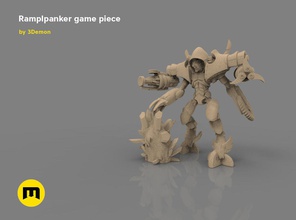 ramplpanker figure board games toys kids armored heavy bfn battle nethervein miniature statue 3d print model - Mito3D