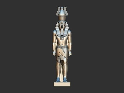 Ramsés ii 3d modelo impresión Arte esculturas momia antiguo Egipto pirámide museo egipcio personaje faraón giza arqueología cleopatra 3d print model - Mito3D