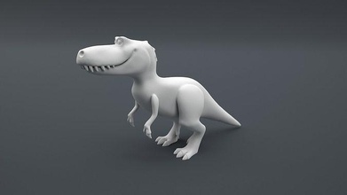 Ramsey dinosaure animal créature reptile lézard préhistorique disparu dragon fantaisie fictif nature bête monstre Jeux jouets 3d print model - Mito3D
