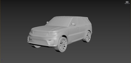 range rover sport 2020 on a small scale car cars hobby auto automotive model printcar print drive rc toy plastic diy 3d print model - Mito3D