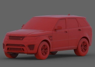Aralık gezici spor 2018 2017 2020 2021 suv kurtarmak karşıdan karşıya geçmek yol arazi lüks araba ingiliz İngiltere uk Range Rover hobi kendin yap otomotiv 3d print model - Mito3D