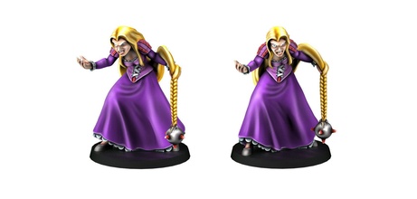 rapunzel legend of zelda person princesses girl cosplay fairy tail story blonde lady angry fantasy football blood bowl team mace fun funny epic games toys game accessories 3d print model - Mito3D