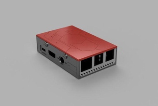 raspberry model 3 b sci fi case pi electronics diy maker mecha gundam robot hobby 3d print model - Mito3D