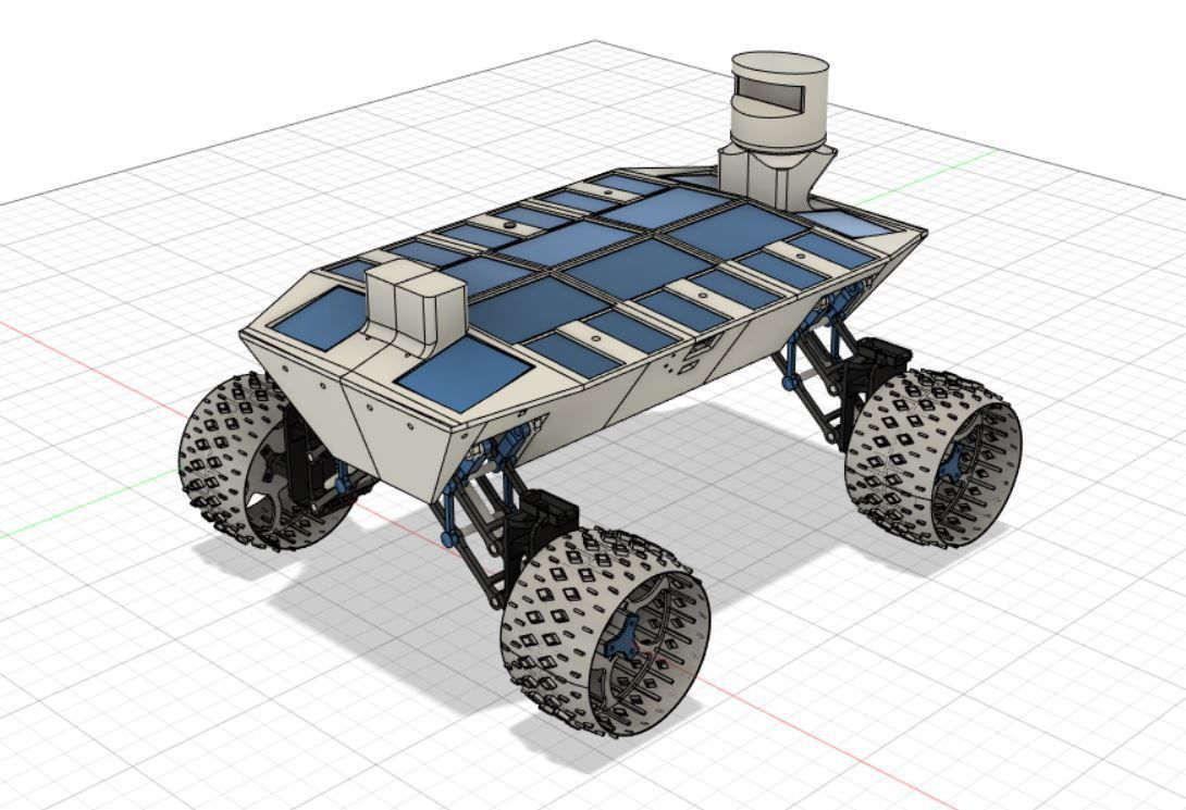 rover himbeere pi 100 dateien mars mond wagen solar überleben platz david kreuzberg fahrzeug militär diy roboter laufen fahren arduino robotik hobby 3D print model - Mito3D