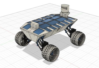 rover himbeere pi 100 dateien mars mond wagen solar überleben platz david kreuzberg fahrzeug militär diy roboter laufen fahren arduino robotik hobby 3d print model - Mito3D