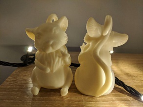 rat 3d impression sculpture statue art figure jouet décor figurine souris miniature jeux jouets planche 3d print model - Mito3D