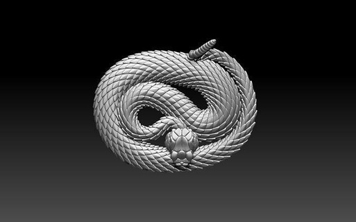 çıngıraklı yılan yılan engerek kobra çıngıraklı yılan Yazdır heykel heykel hayvan sürüngen zehir zehirli Sanat heykeller 3d print model - Mito3D