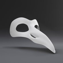 raven máscara de la impresora 3d ready hobby-diy La impresión en Impresora imprimibles imprimible hobby diy afición bricolaje otros 3d print model - Mito3D