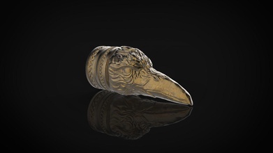 raven jewelry 3d cnc bird art figurines print other 3d print model - Mito3D