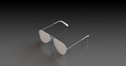 ray ban lunettes soleil mode beauté vêtements protection œil plastique accessoire ultra violet vue lentille optique rayban style imprimable 3d print model - Mito3D