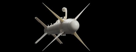 raytheon aim 9m scopo 9 missile infrarossi cercatore sidewinder scienza ingegneria 3d print model - Mito3D