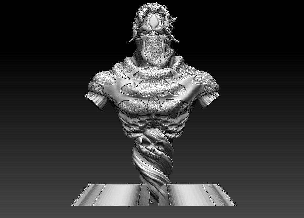 raziel busti statua figura arte buio giochi azione retrò fallimento sculture mietitore anime legacyofkain figurina miniature figurine 3D print model - Mito3D