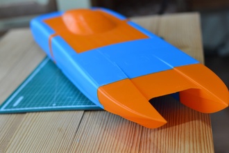 rc barco místico catamarã passatempo faça automotivo 3d print model - Mito3D