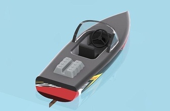 rc barca yc design 3d stampante modello jet guidare jetboat jetsprint getto d'acqua passatempo fai stampato stampabile veloce distanza controllo jetpump corvetta nave settore automobilistico 3d print model - Mito3D