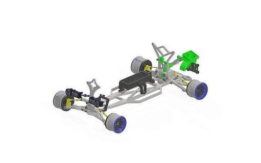rc araba şasi tasarım Youtube proje araç tekerlek spor 3d baskı pla petg abs alüminyum rccar rwd fırçalanmış fırçalar hobi kendin yap robotik 3d print model - Mito3D