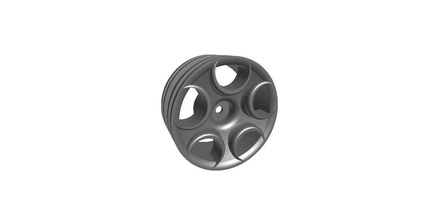 rc car drift wheel alfisti width 24mm offset minus 2mm hobby-diy rccar rcdrift tamiya lrp hpi yokomo kyosho rcwheel driftwheel hobby diy electronics 3d print model - Mito3D