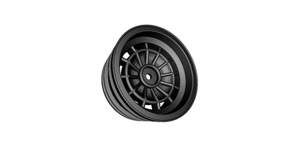rc car drift wheel bullseye width 24mm offset minus 4mm hobby-diy rccar rcdrift tamiya lrp hpi yokomo kyosho rcwheel driftwheel hobby diy electronics 3d print model - Mito3D