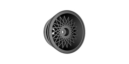 rc car drift wheel kreuzspeiche width 29mm offset 6mm rccar rcdrift tamiya lrp hpi yokomo kyosho rcwheel driftwheel hobby diy electronics 3d print model - Mito3D