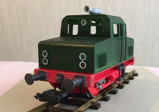 rc contrôlé manœuvre locomotive in zéro jauge 7mm échelle véhicule nostalgie rétro technologie modèle chemin fer loisir diy rail 3d print model - Mito3D