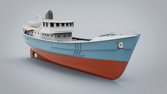 rc pêche bateau navire rcship contrôle éloigné véhicule diy mer l'eau embarcation océan technologie voyage loisir 3D print model - Mito3D