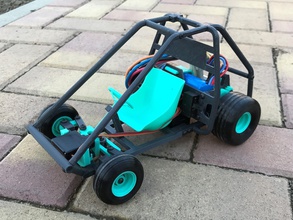 rc go kart hobby-diy de carro rccar do veículo remoutcontrol hobby diy outros a indústria automotiva 3d print model - Mito3D