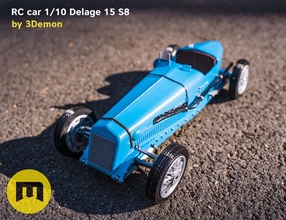 rc model delage 15 s8 3dprint araba kontrol hobi minyatür offroad eski kesin yarış rccar rchobby rcmodel rctrucks uzak araç kendin yap otomotiv 3d print model - Mito3D
