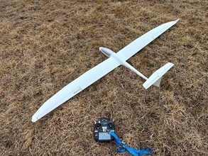 rc sailplane wingspan 2350mm airplane plane aircraft radio control thermal glider printable hobby diy 3d print model - Mito3D