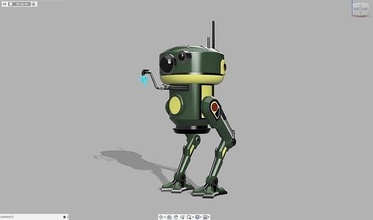 re 2x keşif droid robot makine Yıldız Savaşları bilimkurgu inek düşmüş oyunlar oyuncaklar 3d print model - Mito3D