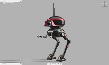 re-3rc exploration droid robot machinery technology futuristic mechanical future scifi starwars games toys 3d print model - Mito3D
