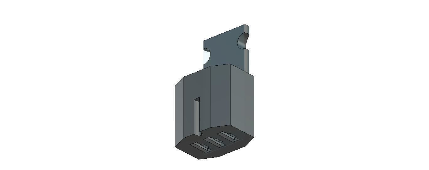 re67013 john deere 3pin connettore spina altrnativo energia terminale crimpare fornitura passatempo fai elettronica 3D print model - Mito3D