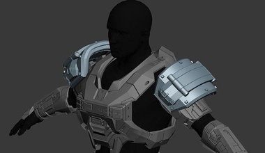 ulaşmak el bombası omuz giyilebilir 3d Yazdır model hale zırh Kostüm oyunu moda 3d print model - Mito3D