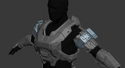 reach sniper shoulder wearable 3d print model art 3d print model - Mito3D