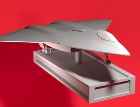 ready to print 3d model jet uçak hazır Yazdır oyuncak çelik yazdırılabilir kavramsal oyunlar oyuncaklar 3d print model - Mito3D