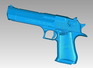 gerçek çöl kartal kopya direkt 3d taramak tabanca ateşli silah cephane ateş etmek koleksiyon oyunlar oyuncaklar askeri ordu silahlar oyun hazırlığı iç sanat 3d print model - Mito3D
