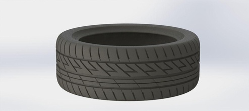 real size tire hobby-diy wheel car automotive vehicle hobby diy 3d print model - Mito3D
