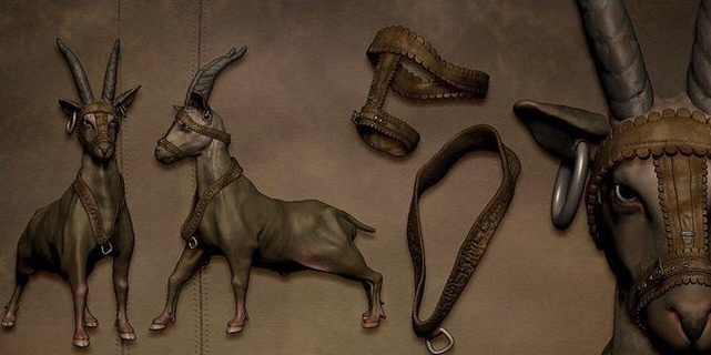 realista cabra animal esculpir personaje Arte esculturas 3d print model - Mito3D