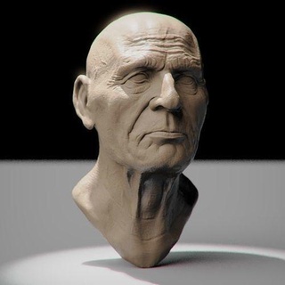réaliste buste homme portrait personnage sculpture statue tête art visage Humain zbrush sculptures 3dprint personnages 3d print model - Mito3D