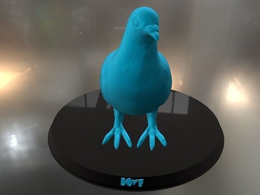 gerçekçi güvercin hayvan gerçek vahşi yaban hayatı yazdır yazdırılabilir 3dprint oyuncak heykel şirin şekil vermek doğa toon sergi görüntüle kuş sanat heykeller 3d print model - Mito3D