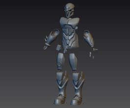 mietitrice armatura overwatch cosplay oggetti scena pistola maschera giochi giocattoli 3d print model - Mito3D