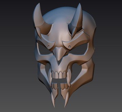 reaper hellfire mask overwatch cosplay props nevermore armor gun games toys 3d print model - Mito3D