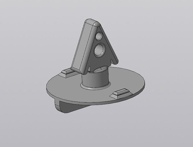 rear bumper latch f0rd skorpio hobby diy automotive 3D print model - Mito3D