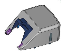 posterior superior básico nissan nv200 centrar consola automotor imprimible vehículo pasatiempo bricolaje diy 3d print model - Mito3D