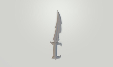 reaver knife valorant melee riot game riotgames toy accessories gameaccessories games toys 3d print model - Mito3D