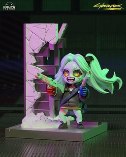 Rebecca anime siberpunk cyberpunk2077 karakter Sanat animasyon 2077 kenar koşucuları kız bilimkurgu koşucusu oyunlar bilim fi oyuncaklar 3d print model - Mito3D