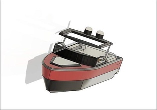 rebel pro rc boat ship electric sport 3d hobby diy automotive 3d print model - Mito3D