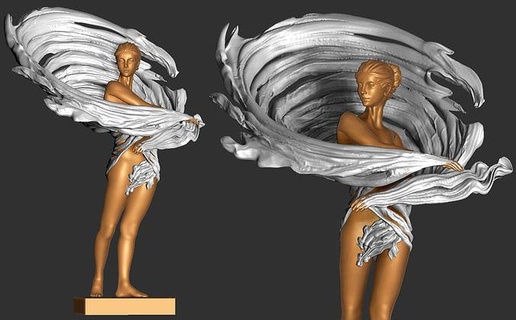 rebellion statue luo li rong sculpture stl 3dprinter cncrouter sculptures character decoration home accessories furniture interior decor woodcarved architectural villa hotel garden exterior house art 3d print model - Mito3D