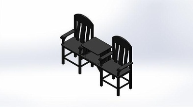 resepsiyon sandalye mobilya oturma yeri illüstrasyon Odun mimari oda aile iç restoran taslak Bilim ahşap kesmek sitoplazma kesit Golgi Ayarlamak ev 3d print model - Mito3D