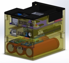 rechargeable ethernet module arduino modulo 18650 uno science ingénierie 3d print model - Mito3D