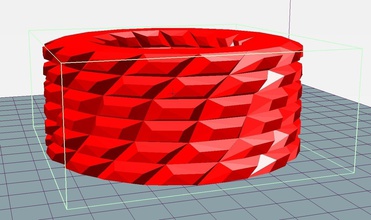 rettangoli braccialetto gioielleria moda 3d braccialetti 3d print model - Mito3D