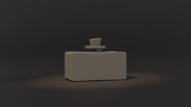 retangular garrafa sólido miniatura poção Poção acessórios Pintável passatempo resina 3dprintable prisma perfume brinquedos frasco delicado Toque jogos 3d print model - Mito3D